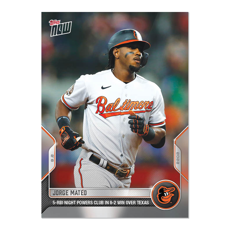Jorge Mateo - 2022 MLB Topps NOW® Card 644 - PR: 343