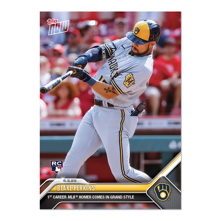 Blake Perkins - 2023 MLB Topps NOW® Card 379 - PR: 608