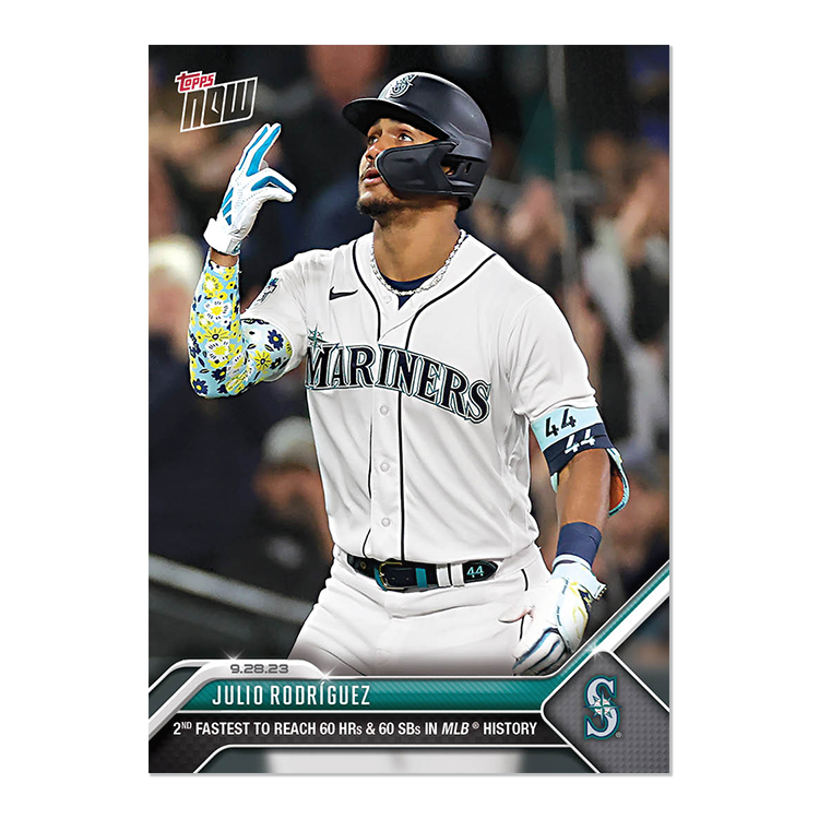 Julio Rodríguez - 2023 MLB Topps NOW® Card 935 - PR: 1578