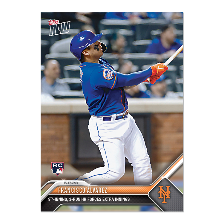 Francisco Álvarez - 2023 MLB Topps NOW® Card 310 - PR: 1208
