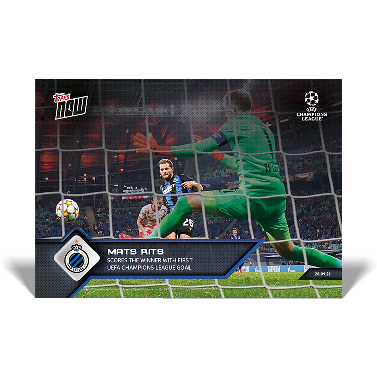 Scores the winner with first UEFA Champions League goal - UCL Topps NOW® Card #33 - PR: 205