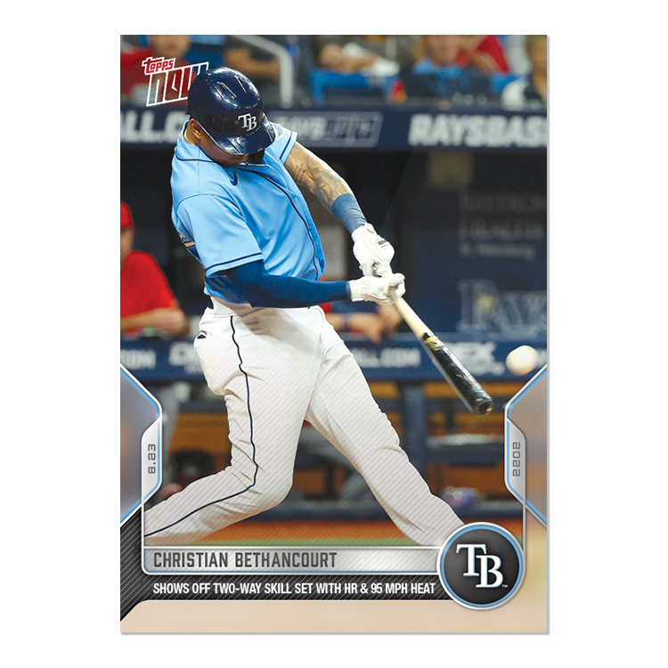 Christian Bethancourt - 2022 MLB Topps NOW® Card 765 - PR: 213