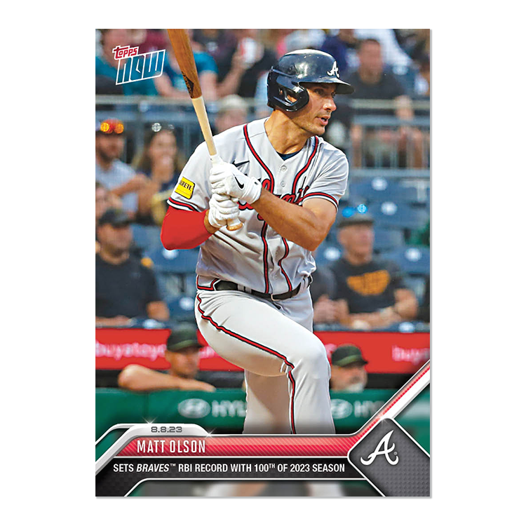 Matt Olson - 2023 MLB Topps NOW® Card 674 - PR: 517
