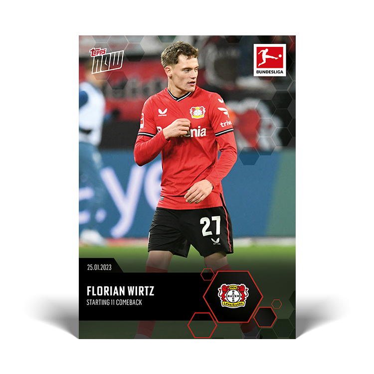 Starting 11 Comeback - Bundesliga Topps NOW® Card #113 - PR: 121