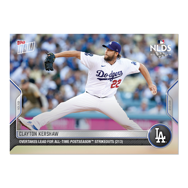 Clayton Kershaw - 2022 MLB Topps NOW® Card 1065 - PR: 481