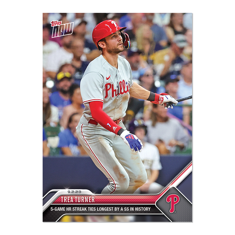 Trea Turner - 2023 MLB Topps NOW® Card 805 - PR: 621