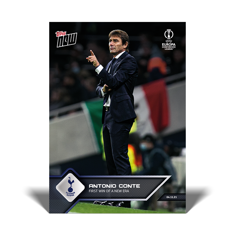 First win of the Antonio Conte era - EL Topps NOW® Card #14 - PR: 197