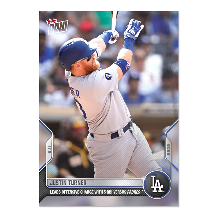 Justin Turner - 2022 MLB Topps NOW® Card 885 - PR: 289