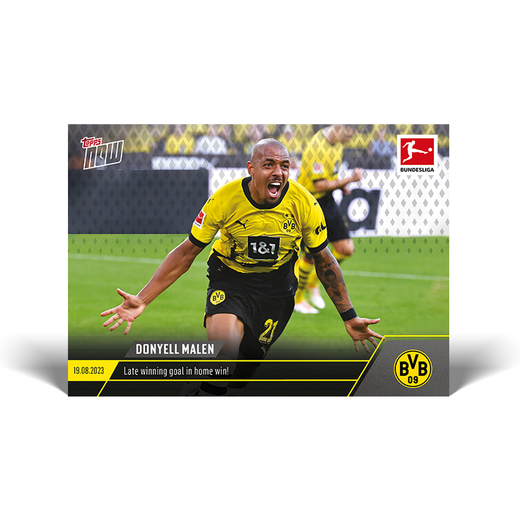 Late winning goal in home win! - Bundesliga Topps NOW® Card #10 - PR: 106