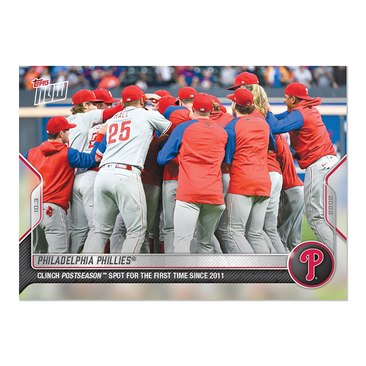 Philadelphia Phillies - 2022 MLB Topps NOW® Card 1010 - PR: 649