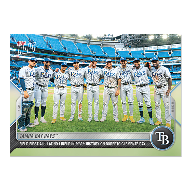 Tampa Bay Rays - 2022 MLB Topps NOW® Card 906 - PR: 1379