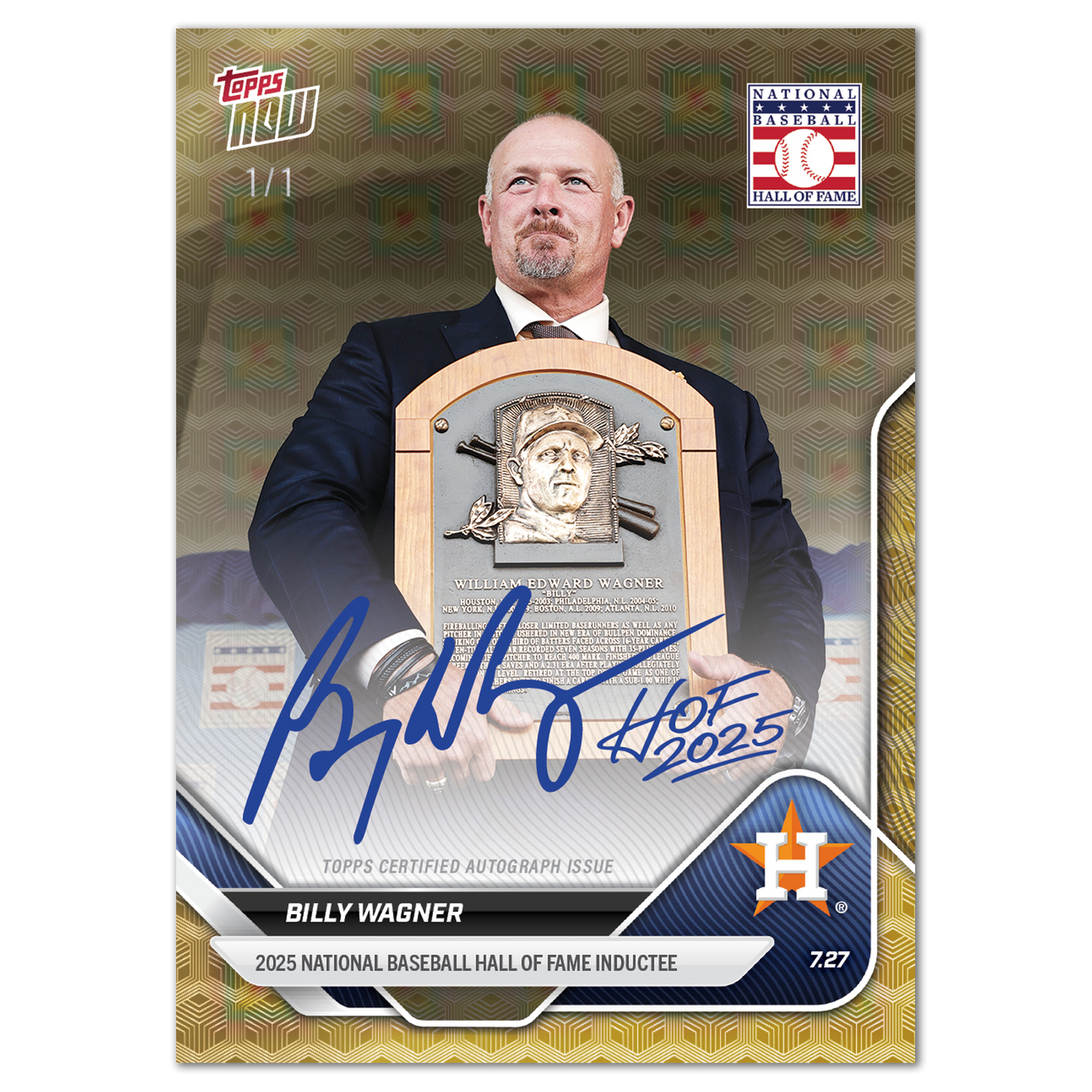 Billy Wagner - 2025 MLB Topps NOW® - Card 475