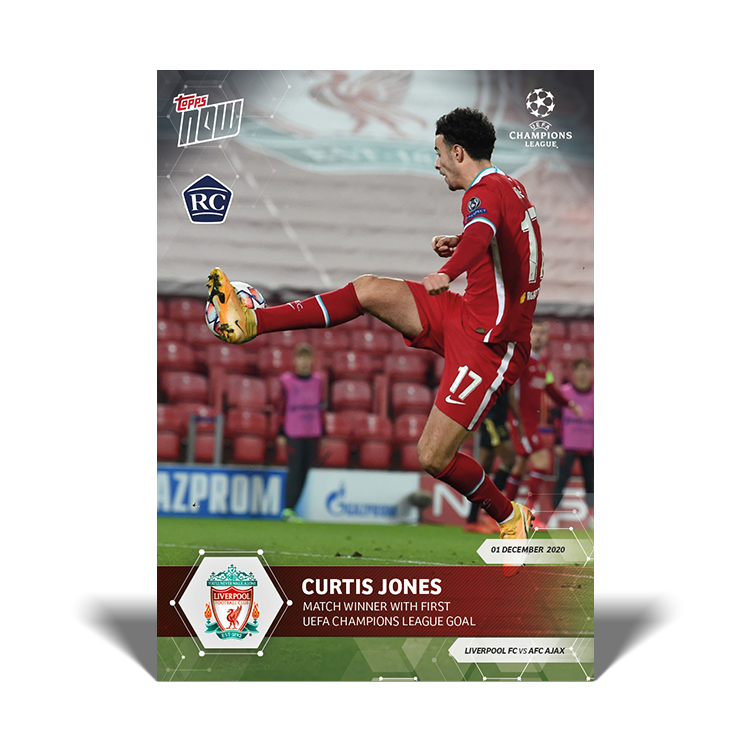 Match winner with first UEFA Champions League goal - UCL Topps NOW® Card #27 - Print Run: 2392