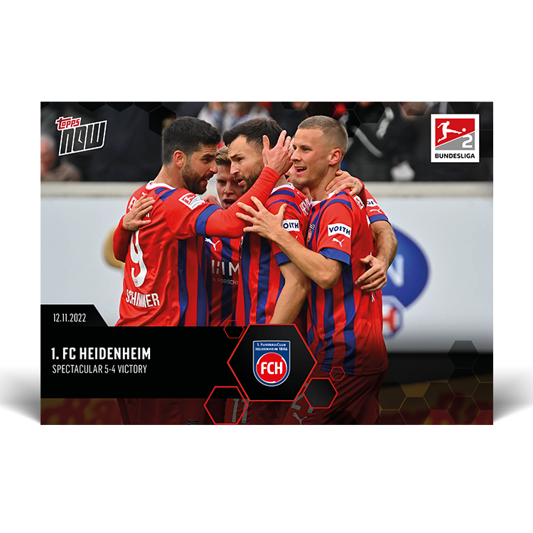 Spectacular 5-4 victory - Bundesliga Topps NOW® Card #97 - PR: 92