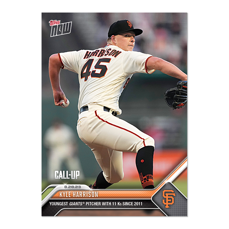 Kyle Harrison - 2023 MLB Topps NOW® Card 780 - PR: 2890