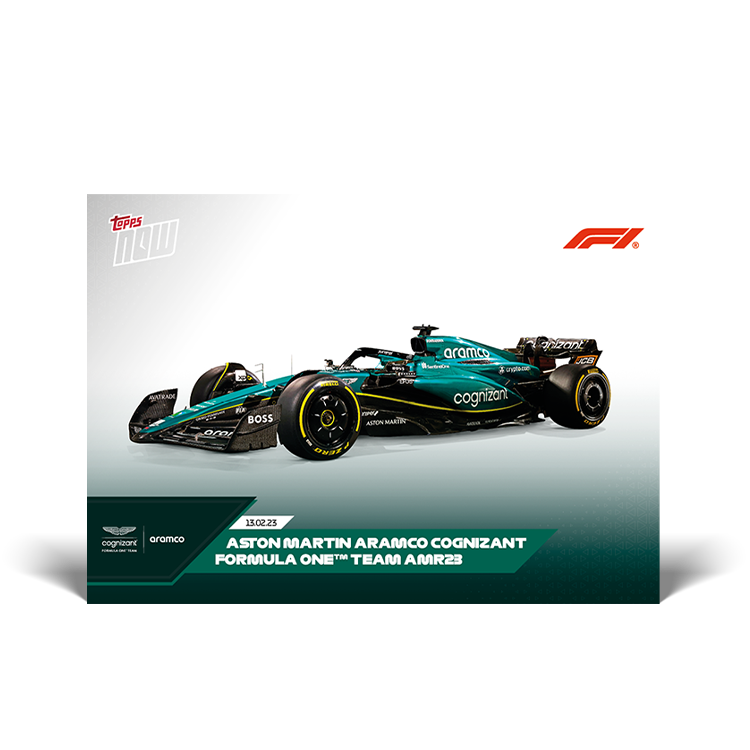 Aston Martin Aramco Cognizant Formula 1 Team AMR23 - F1 Topps NOW® Card #P005 - PR: 681