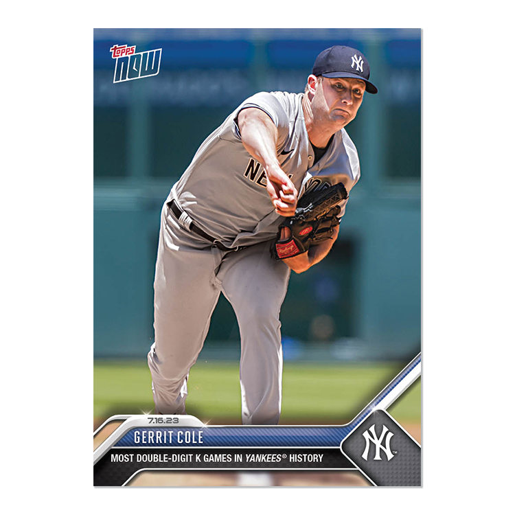 Gerrit Cole  - 2023 MLB Topps NOW® Card 577 - PR: 904