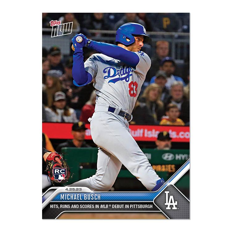 Michael Busch  - 2023 MLB Topps NOW® Card 186 - PR: 1565
