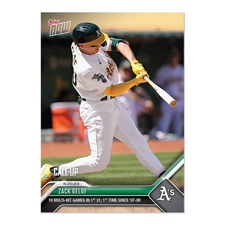 Zack Gelof  - 2023 MLB Topps NOW® Card 739 - PR: 753