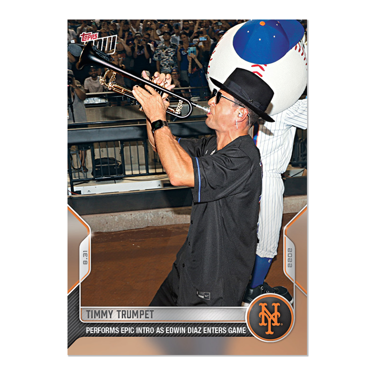 Timmy Trumpet  - 2022 MLB Topps NOW® Card 821 - PR: 5044