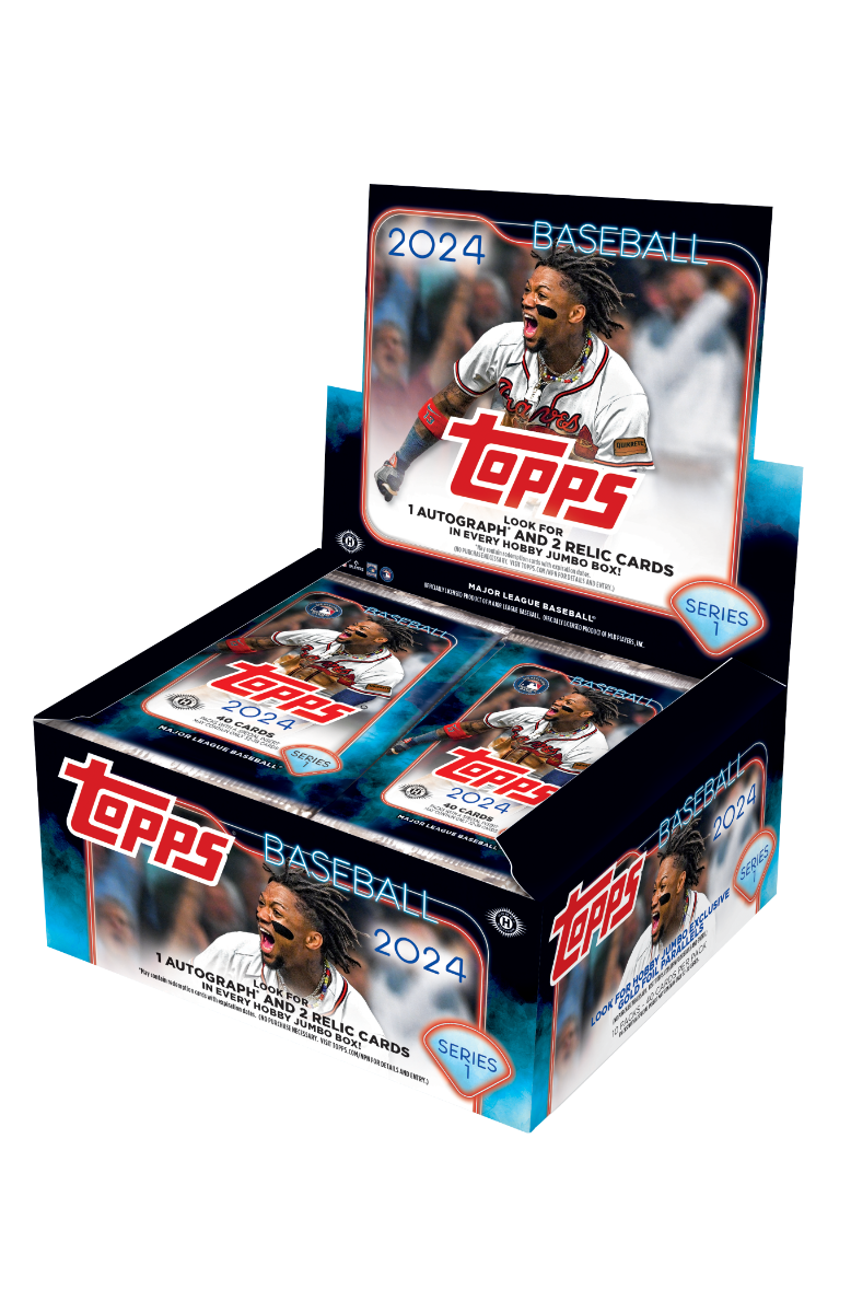 2024 Topps Baseball Series 1 - Hobby Jumbo Box - Sealed Case