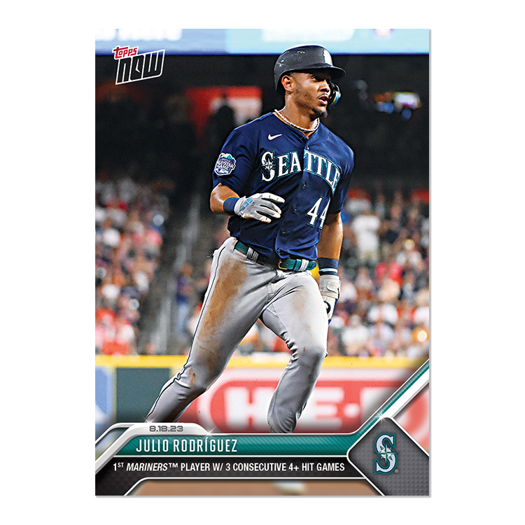 Julio Rodríguez  - 2023 MLB Topps NOW® Card 723 - PR: 1563