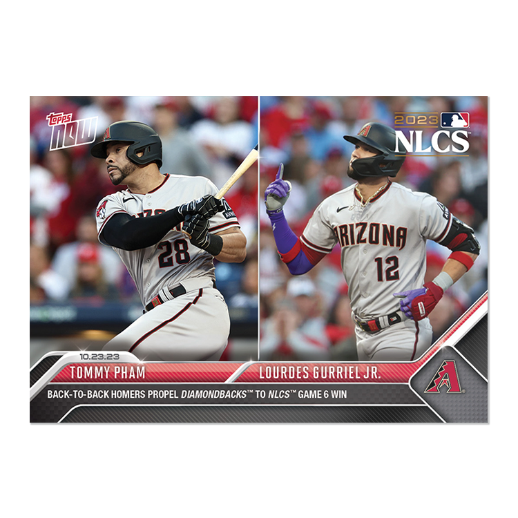 Tommy Pham/Lourdes Gurriel Jr.  - 2023 MLB Topps NOW® Card 1035 - PR: 575