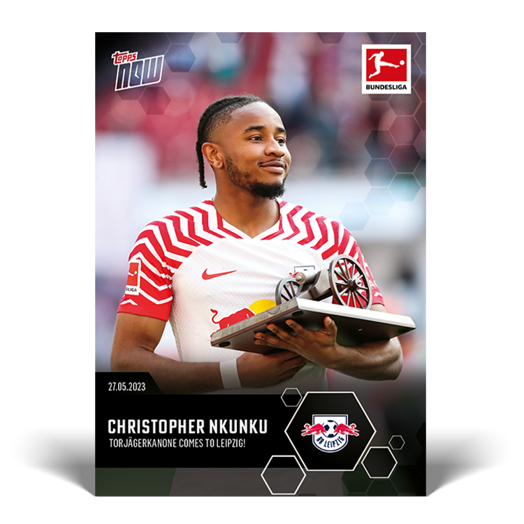 Torjägerkanone comes to Leipzig! - Bundesliga Topps NOW® Card #215 - PR: 198