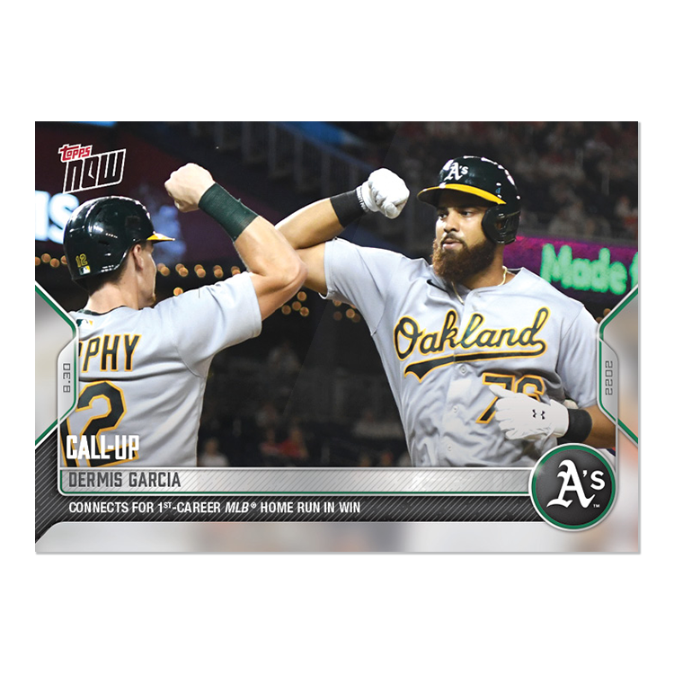 Dermis Garcia  - 2022 MLB Topps NOW® Card 805 - PR: 324