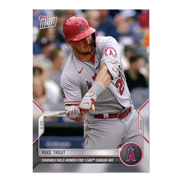Mike Trout  - 2022 MLB Topps NOW® Card 764 - PR: 1447