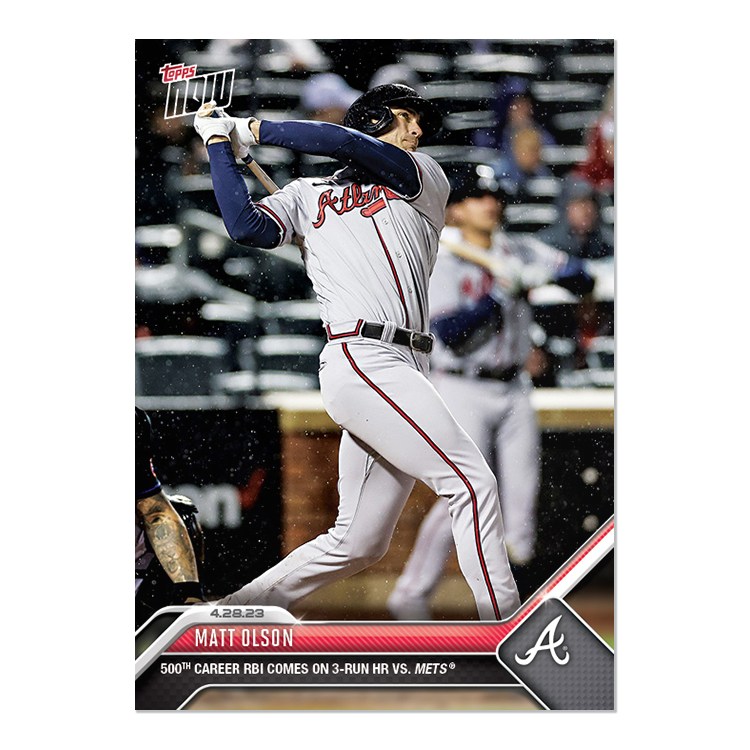 Matt Olson  - 2023 MLB Topps NOW® Card 197 - PR: 347