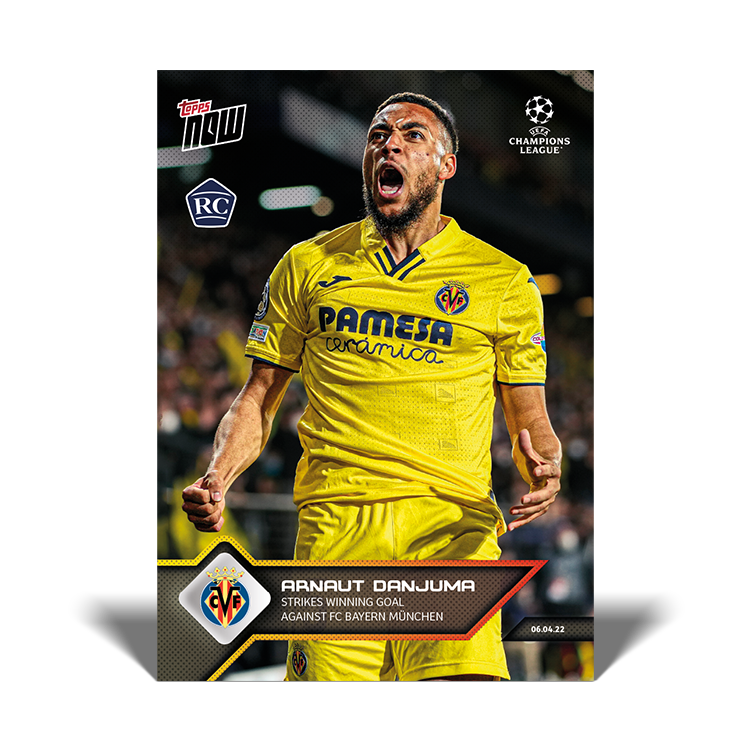 Strikes winning goal against FC Bayern Munchen - UCL Topps NOW® Card #135 - PR: 1412