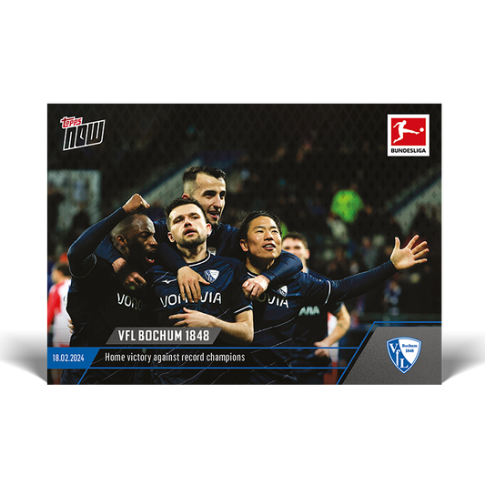 VfL Bochum 1848 - Home victory against record champions  - Bundesliga Topps NOW® Card #124 - PR: 103