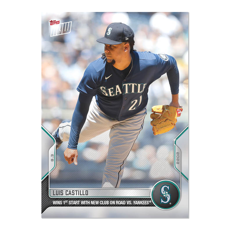 Luis Castillo  - 2022 MLB Topps NOW® Card 646 - PR: 356