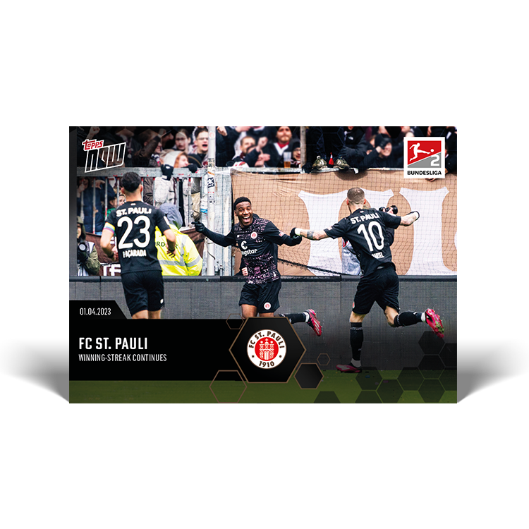 Winning-streak continues - Bundesliga Topps NOW® Card #166 - PR: 172