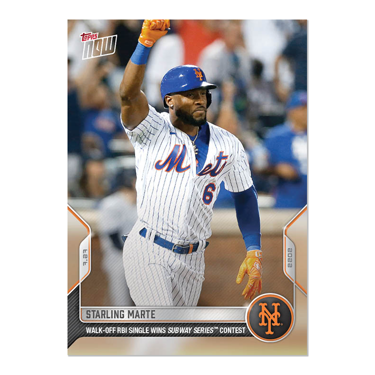 Starling Marte  - 2022 MLB Topps NOW® Card 608 - PR: 443