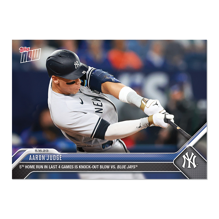 Aaron Judge  - 2023 MLB Topps NOW® Card 304 - PR: 1032