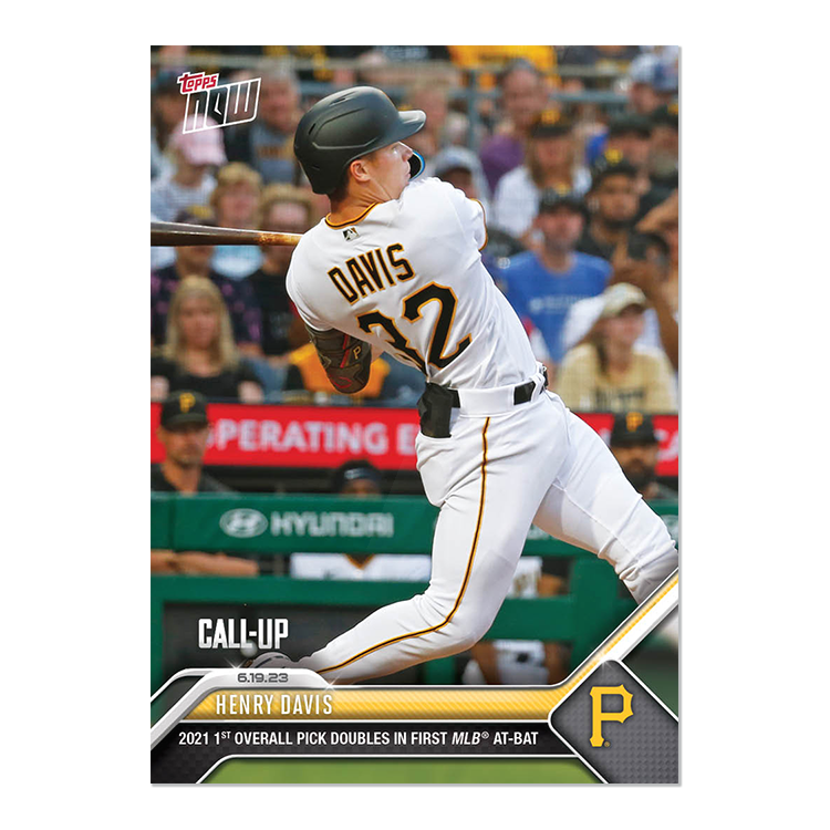 Henry Davis  - 2023 MLB Topps NOW® Card 468 - PR: 4464
