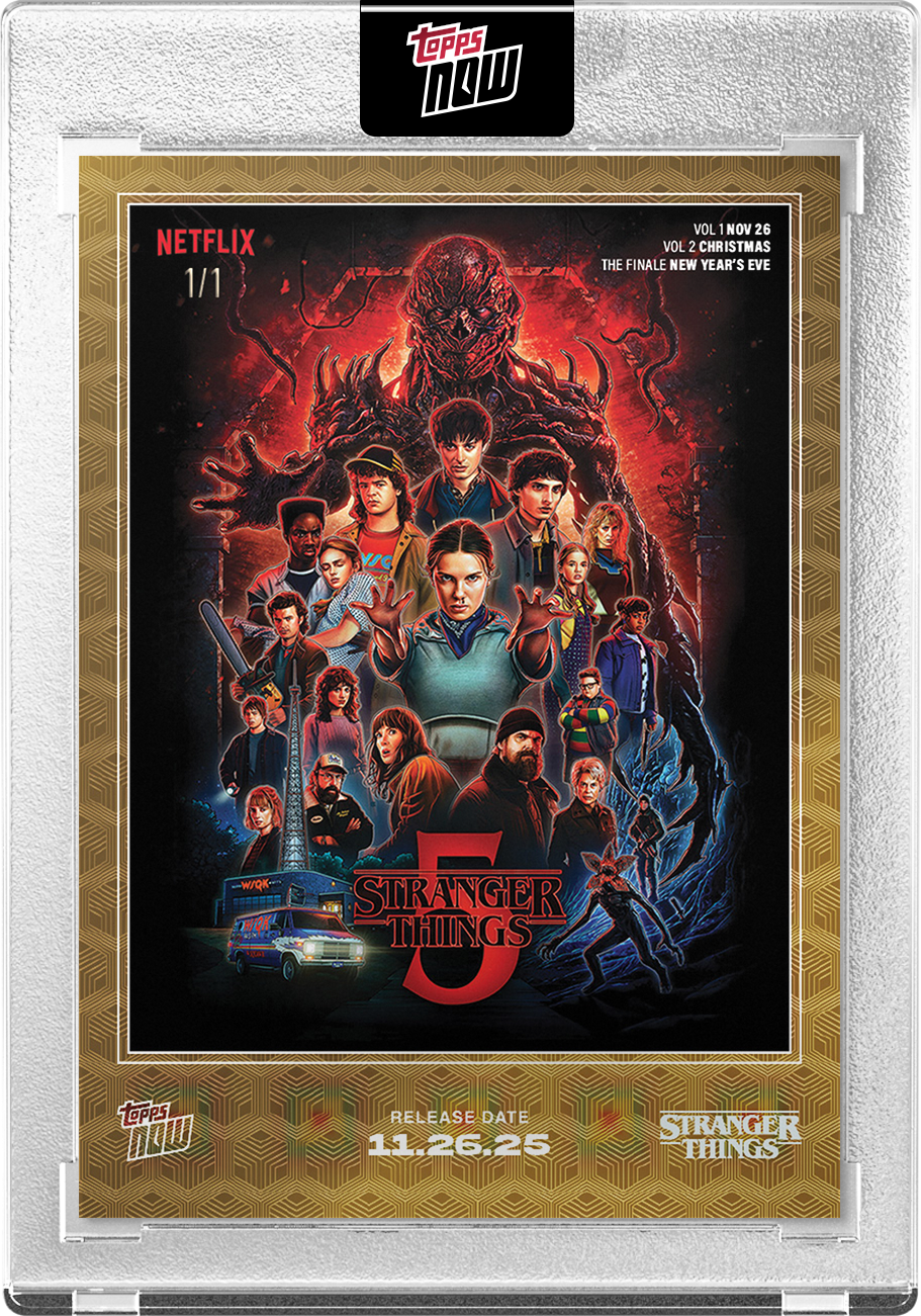 2025 Stranger Things Topps NOW® Card STRA