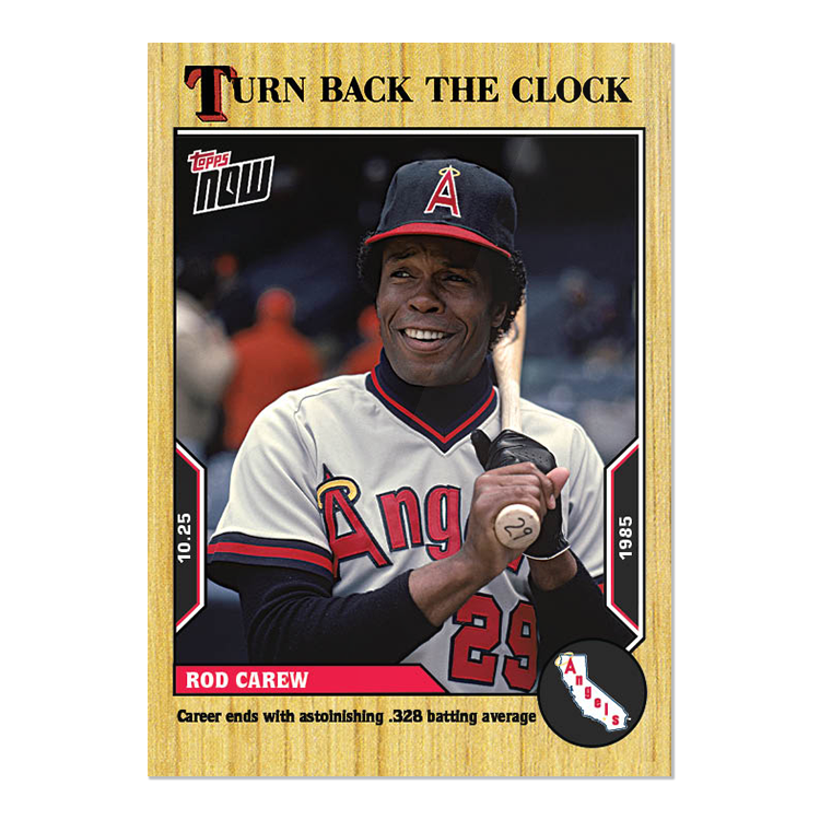 Rod Carew  - 2022 MLB Topps NOW® Turn Back The Clock - Card 209 - PR: 304