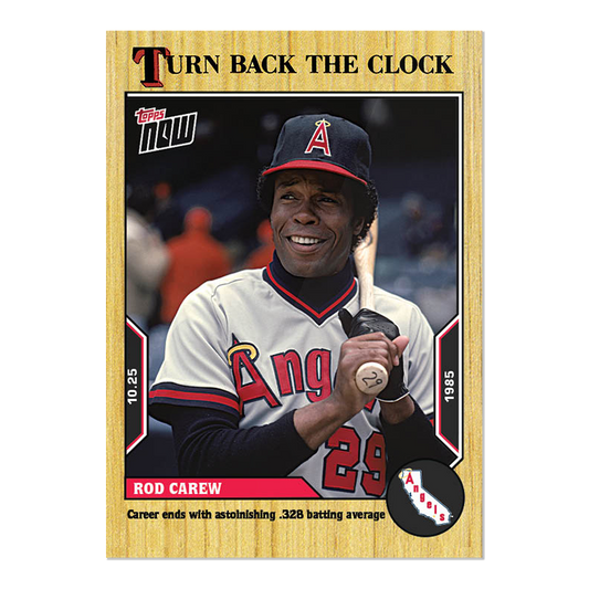 Rod Carew  - 2022 MLB Topps NOW® Turn Back The Clock - Card 209 - PR: 304