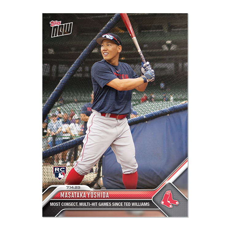 Masataka Yoshida  - 2023 MLB Topps NOW® Card 566 - PR: 2559