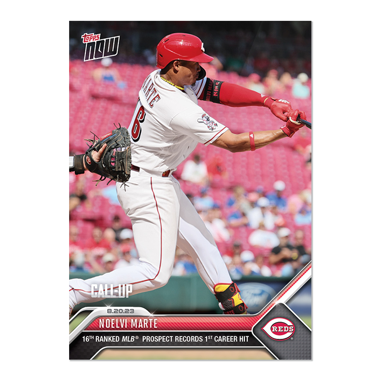 Noelvi Marte  - 2023 MLB Topps NOW® Card 737 - PR: 1474