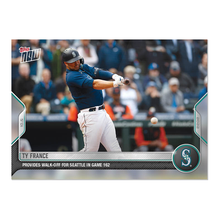 Ty France  - 2022 MLB Topps NOW® Card 1027 - PR: 424