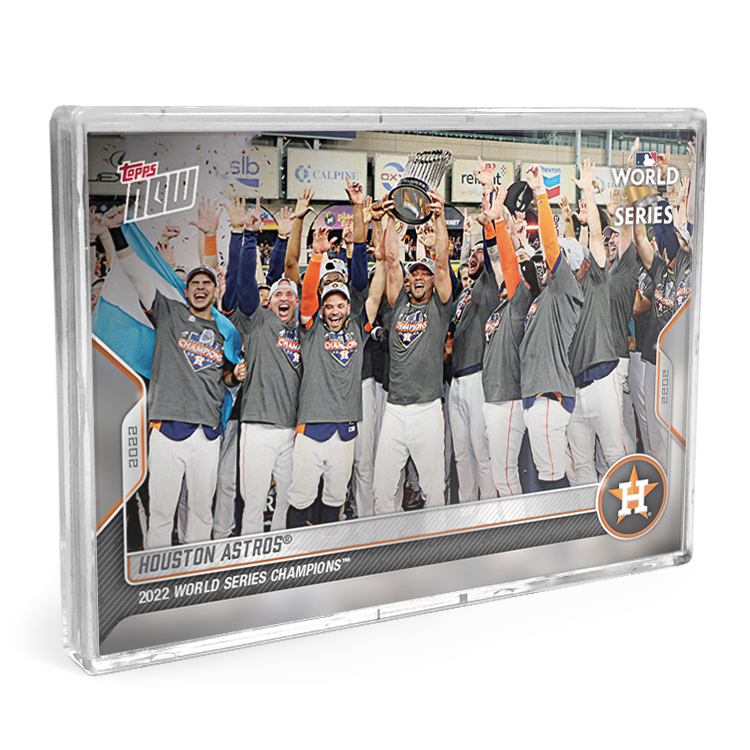 2022 World Series Champions - Houston Astros MLB Topps NOW® 15-Card Team Set - PR: 4833