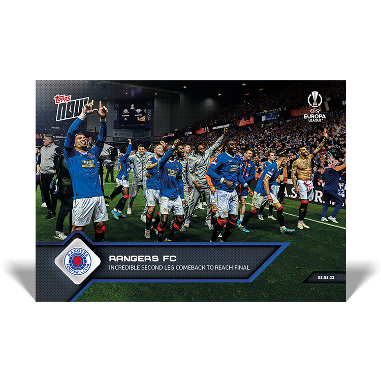 Incredible second leg comeback to reach final - ECL Topps NOW® Card #41 - PR: 564