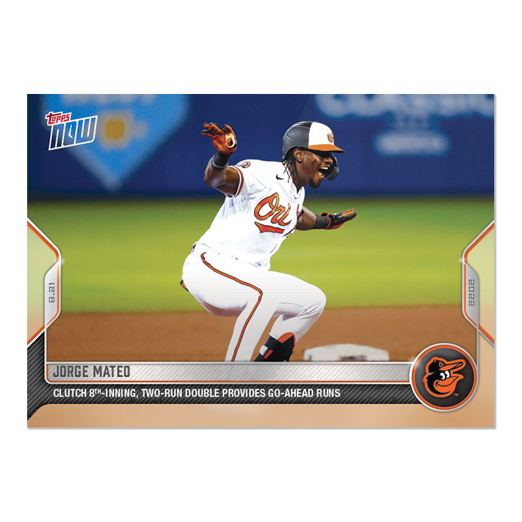 Jorge Mateo  - 2022 MLB Topps NOW® Card 757 - PR: 380