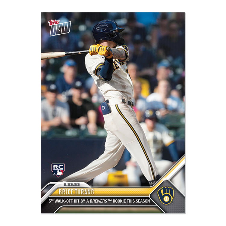 Brice Turang  - 2023 MLB Topps NOW® Card 753 - PR: 863