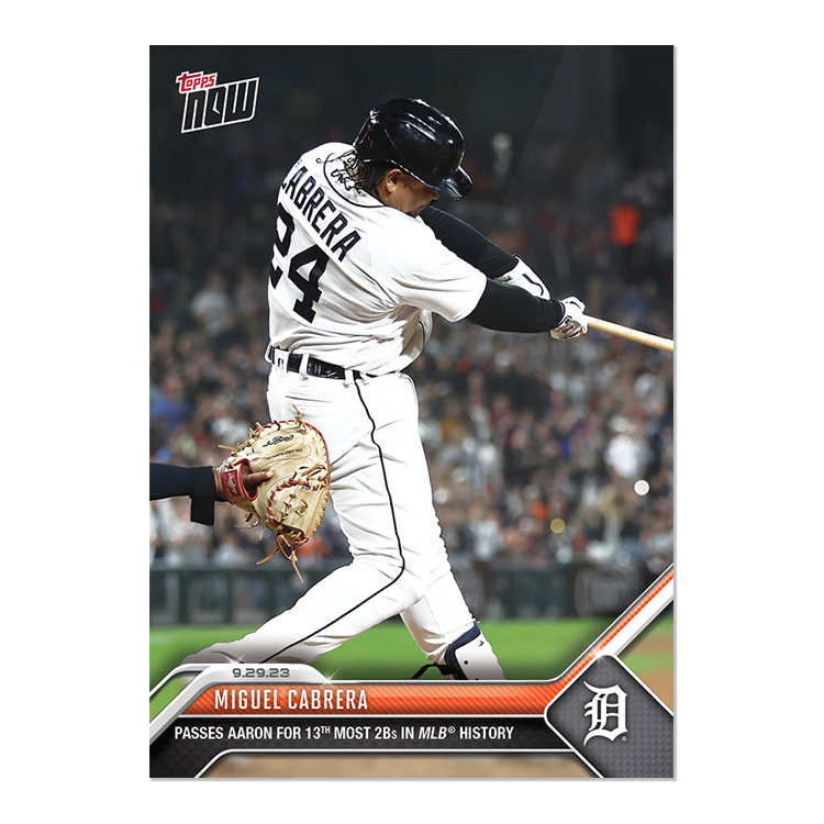 Miguel Cabrera  - 2023 MLB Topps NOW® Card 937 - PR: 1033