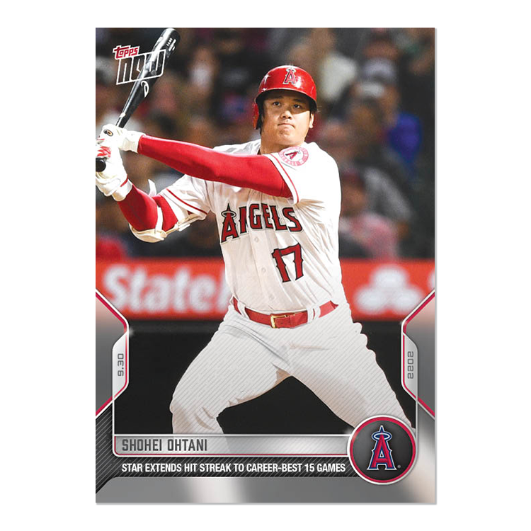 Shohei Ohtani  - 2022 MLB Topps NOW® Card 990 - PR: 1215